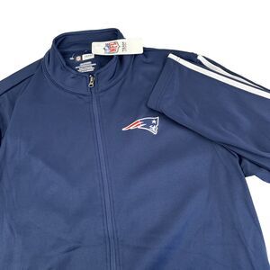 New NFL Team Apparel New England Patriots Track Jacket Size 2XL NWT Full Zip